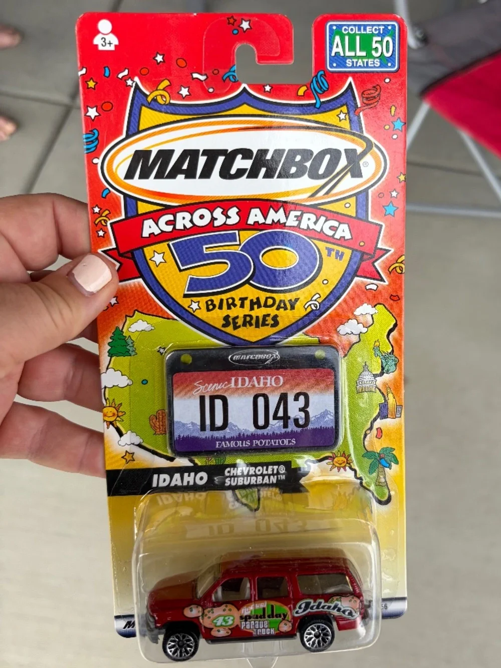 Matchbox Across America 50th Birthday Series Idaho Chevrolet Suburban – New Seal